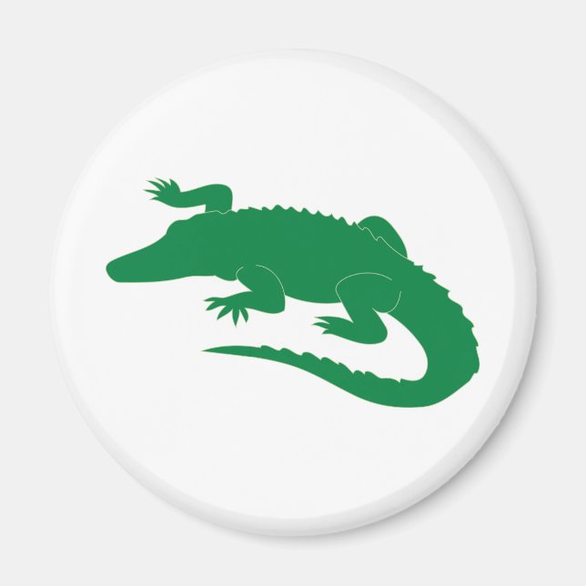 Imã Crocodilo Alligator Gator Réptil (Frente)