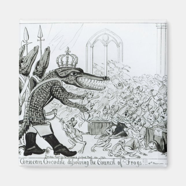 Imã Crocodilo Corso (Frente)