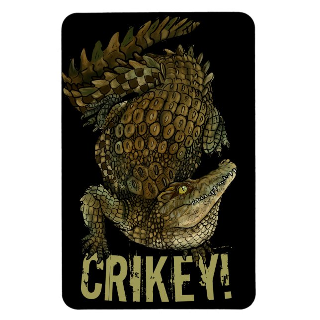 Ímã Crocodilo Crikey! (Vertical)