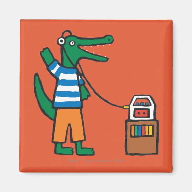 Imã Crocodilo legal escuta música (Frente)
