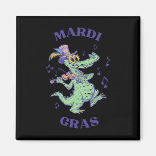 Imã Crocodilo Mardi Grawr Costume Mardi Gras Gator Men