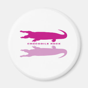 Imã Crocodilo Reflexão Roxo)