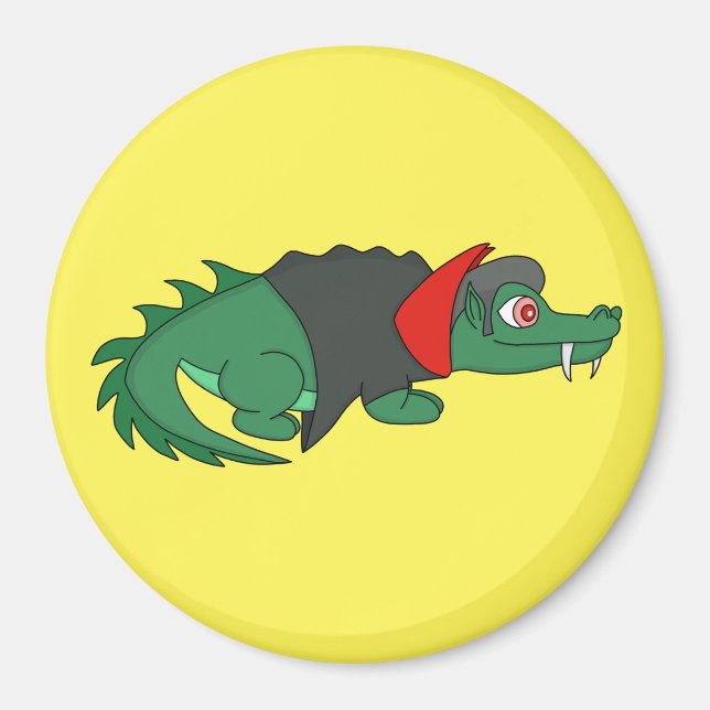 Imã Crocodilo Vampiro (Frente)