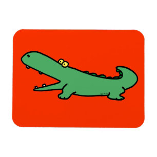 Ímã Crocodilo verde