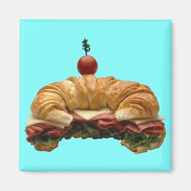 Imã Croissant Sandwich (Frente)