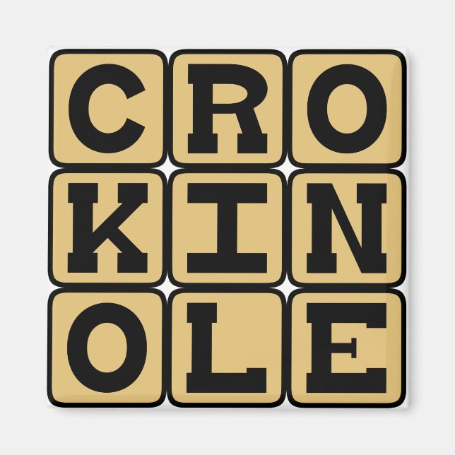 Imã Crokinole, Jogo de Tabuleiro (Frente)