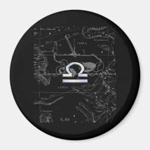 Imã Cromo como Libra Zodiac Sinal em Hevélio