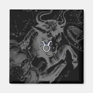 Imã Cromo como Taurus Zodiac em Hevelius Black