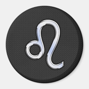 Imã Cromo Moderno Como Leo Assine na pele de cobra