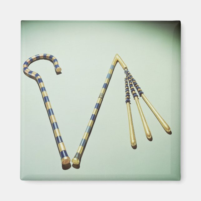 Imã Crook e flail, do Tútankhamun (Frente)