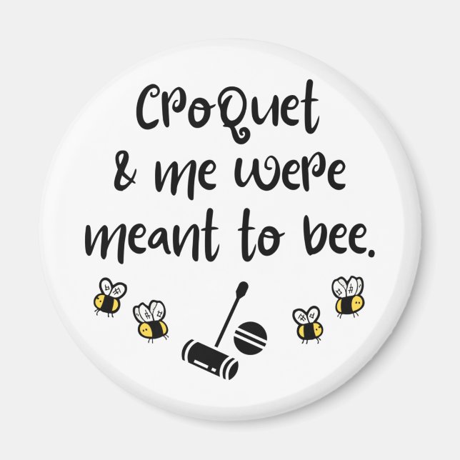 Imã Croquet e eu deveríamos ser (Frente)