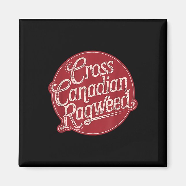 Imã Cross Canadense Ragweed Vintage (Frente)