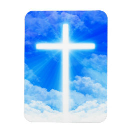 Ímã Cross of Light Jesus Christ Customizable Christian