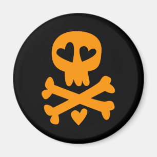Imã Crossbones o Dia das Bruxas do crânio