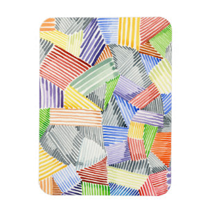 Ímã Crosshatch Quilt I