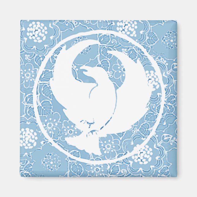 Imã Crowfoot Magnet Blue Porcelain (Frente)