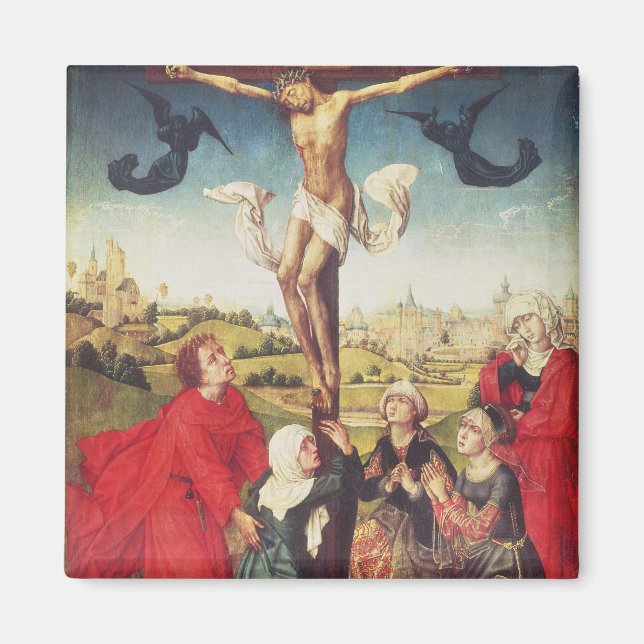 Imã Crucificação, c.1510 (óleo no painel) (Frente)
