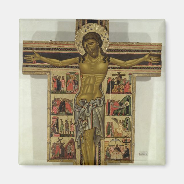 Imã Crucificação com Histórias da Paixão, Escola de (Frente)