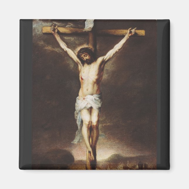 Imã Crucificação por Bartolome Esteban Murillo (Frente)