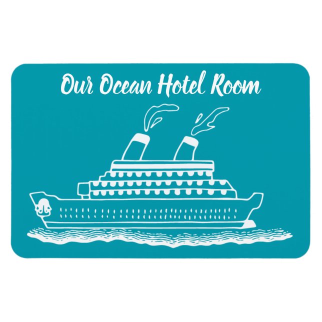 Ímã Cruise Funny Navio Cabin Stateroom Door Marker (Horizontal)