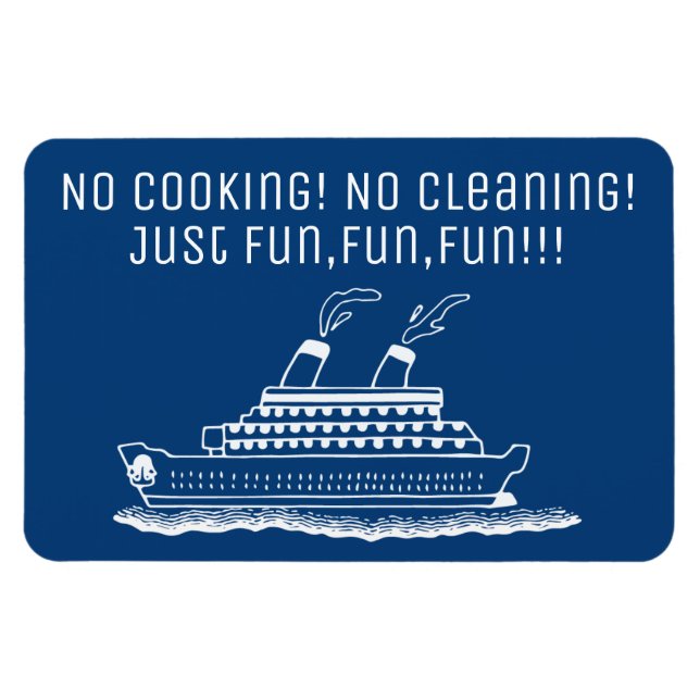 Ímã Cruise Funny Navio Cabin Stateroom Door Marker (Horizontal)