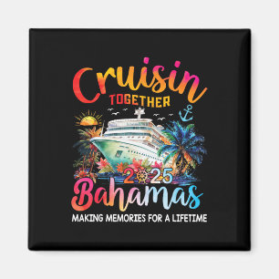 Imã Cruisin Juntos Bahamas 2025 Shirt Family Cruise