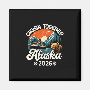 Imã Cruisin Together Alasca 2026 Família Amiga Alasca