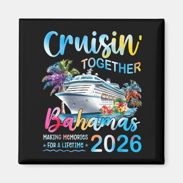 Imã Cruisin' Together Bahamas 2026 Family Group Cruise (Frente)