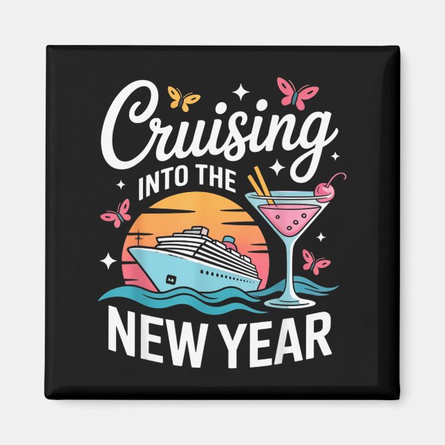 Imã Cruising Into 2026 New Years Eve Party Matching Fa (Frente)