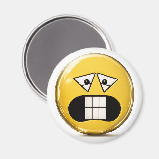 Imã Crunchy 3D Emoji Round Magnet
