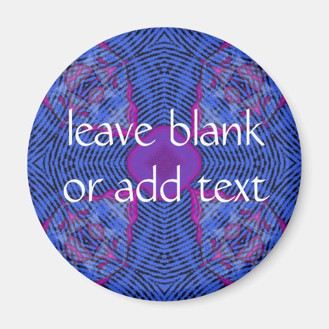 Imã cruz azul escura (Frente)