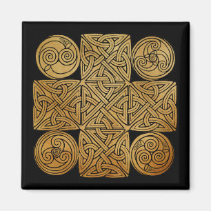 Imã Cruz Céltica de Knotwork