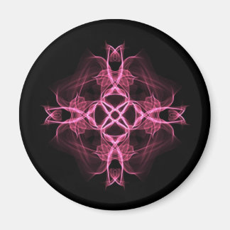Imã Cruz Celular Rosa-alternativo a Preto