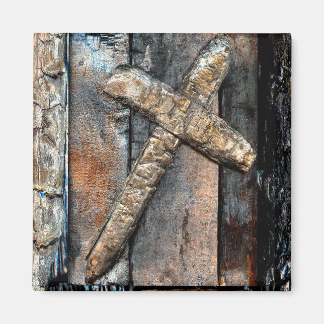 Imã Cruz de Força (Frente)