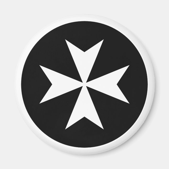 Imã Cruz de Malta Branca (Frente)