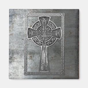 Imã Cruz de metal vestida