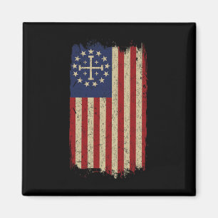 Imã Cruz dos Templários Cruz de Jerusalém Bandeira Ame