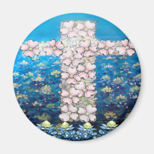 Imã Cruz Floral