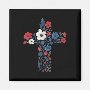 Imã Cruz Floral Cristã 4 De Julho Patriótica Mulheres