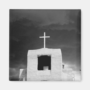 Imã Cruz na igreja mais antiga, San Miguel, Santa Fe,