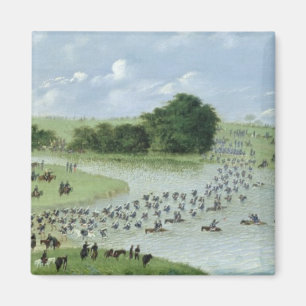 Imã Cruzamento do rio San Joaquin, Paraguai, 1865