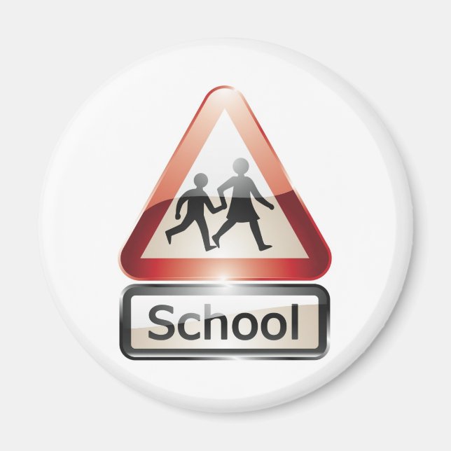 Imã cruzamento escolar (Frente)