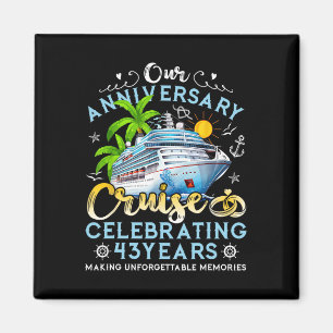 Imã Cruzeiro de Aniversário Celebrando 43 Anos Casal
