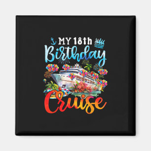 Imã Cruzeiro de Aniversário de 18 Anos Meu Crucero de