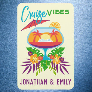 Ímã Cruzeiro de Bebidas Tropicais Vibes Marcador de Po