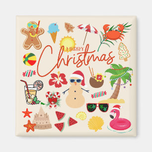 Imã Cruzeiro de Natal Tropical na Porta