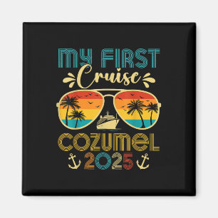 Imã Cruzeiro de Primeira Viagem Vintage Cozumel 2025 F