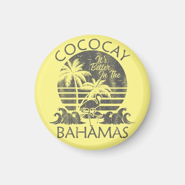 Imã Cruzeiro de Vacinação do Magnet das Bahamas CocoCa (Frente)