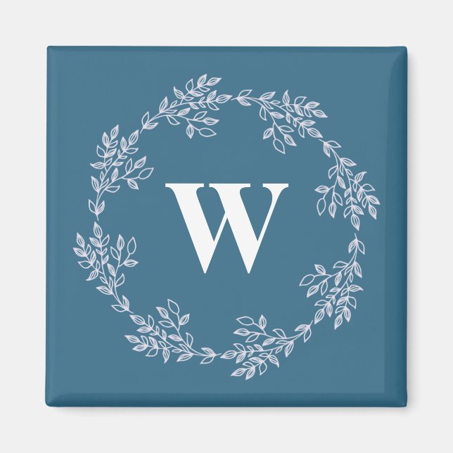 Imã Cruzeiro Stateroom Cabine Door Monograma Azul (Frente)