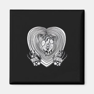 Imã Crying Heart Classic - Skeleton mãos Heart